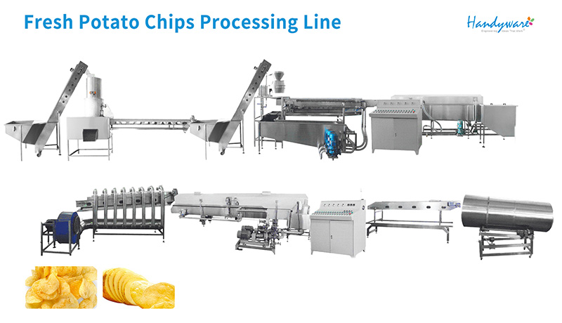 Fresh Potato Chips Processing Line FR300