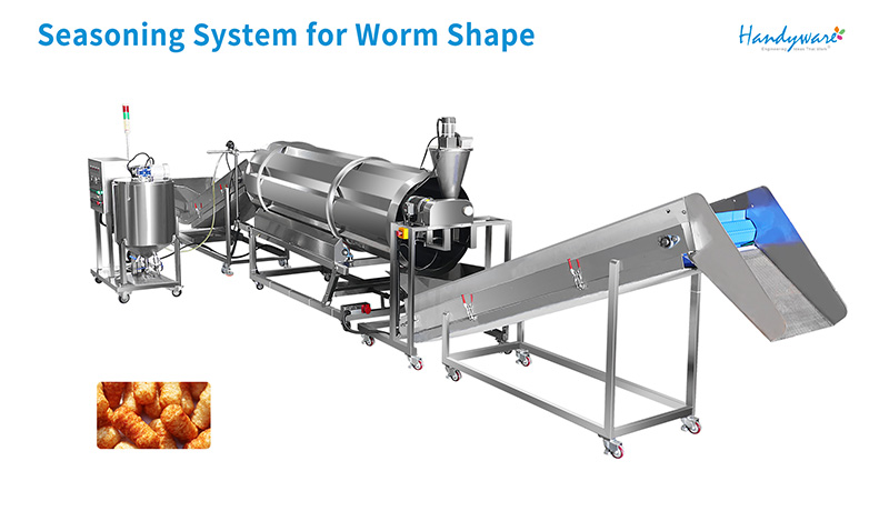 Seasoning System for Worm Shape