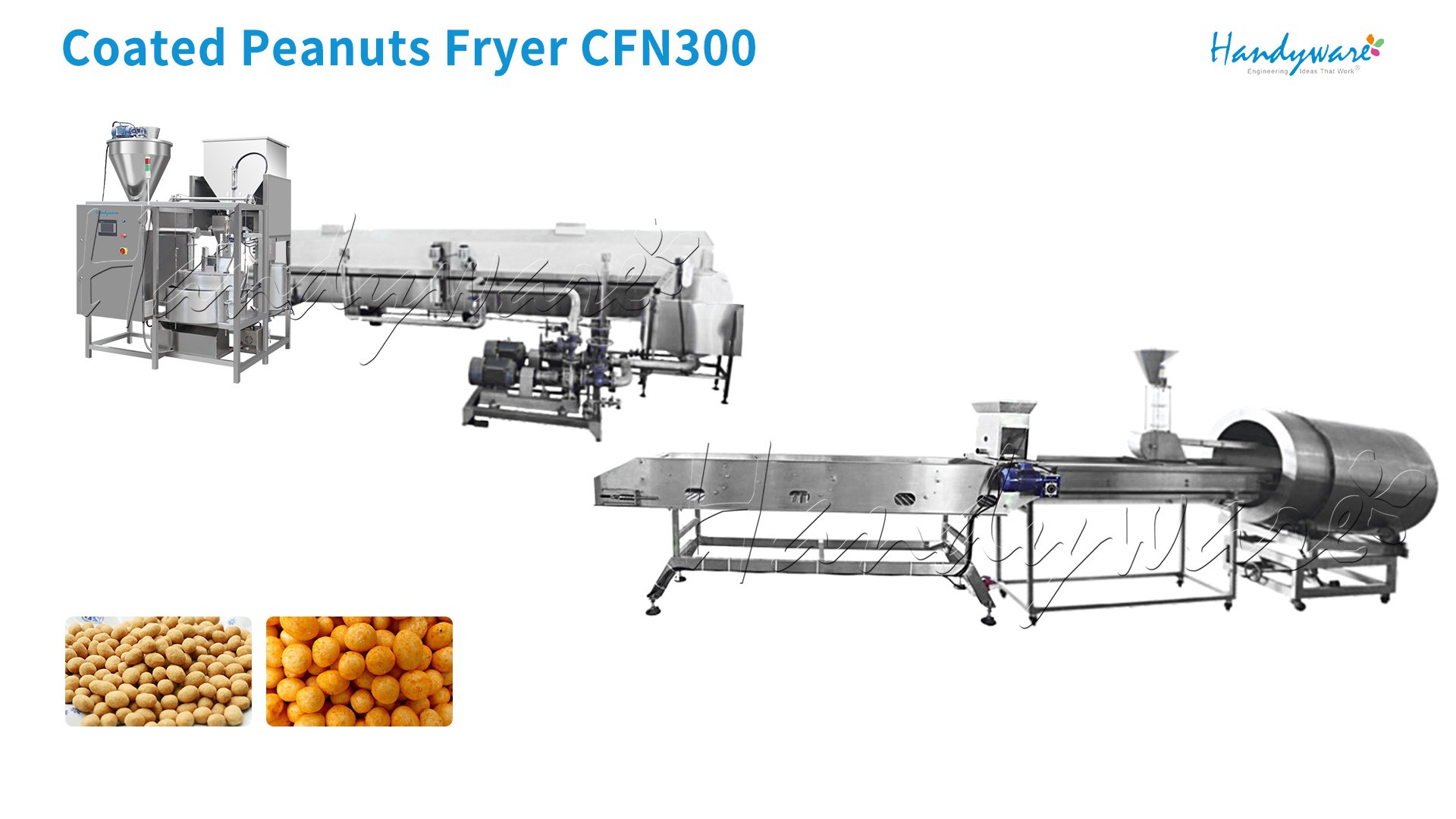 Coated Peanuts Fryer CFN300